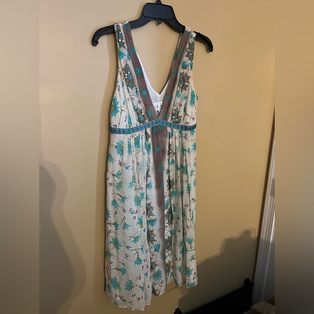 Nicole miller silk dress 4